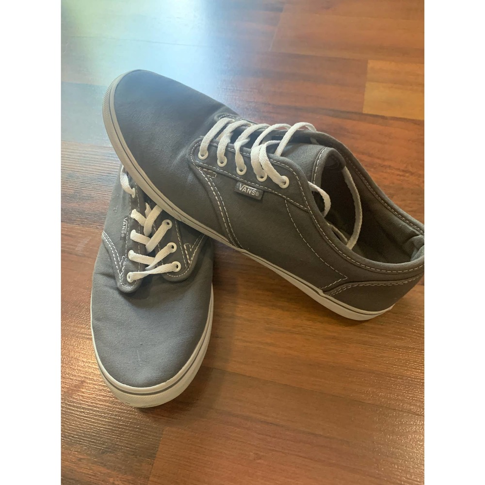 VANS Classic Grey Tb4r Low Tops *Great Condition*
